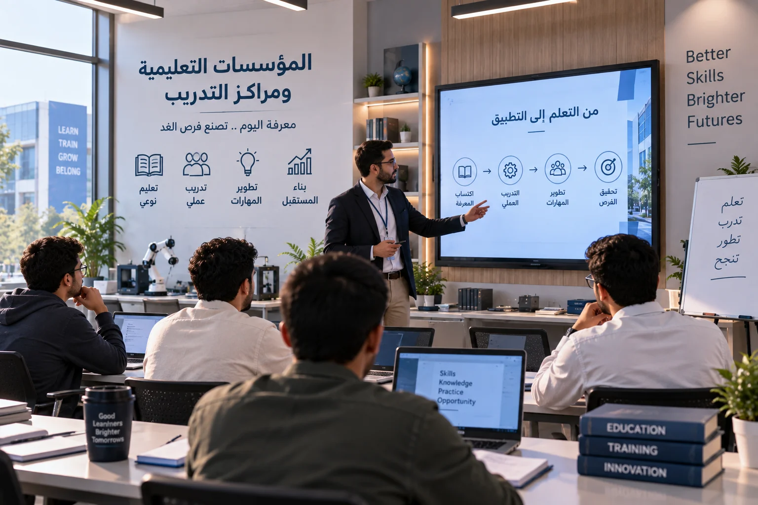 المؤسسات التعليمية ومراكز التدريب