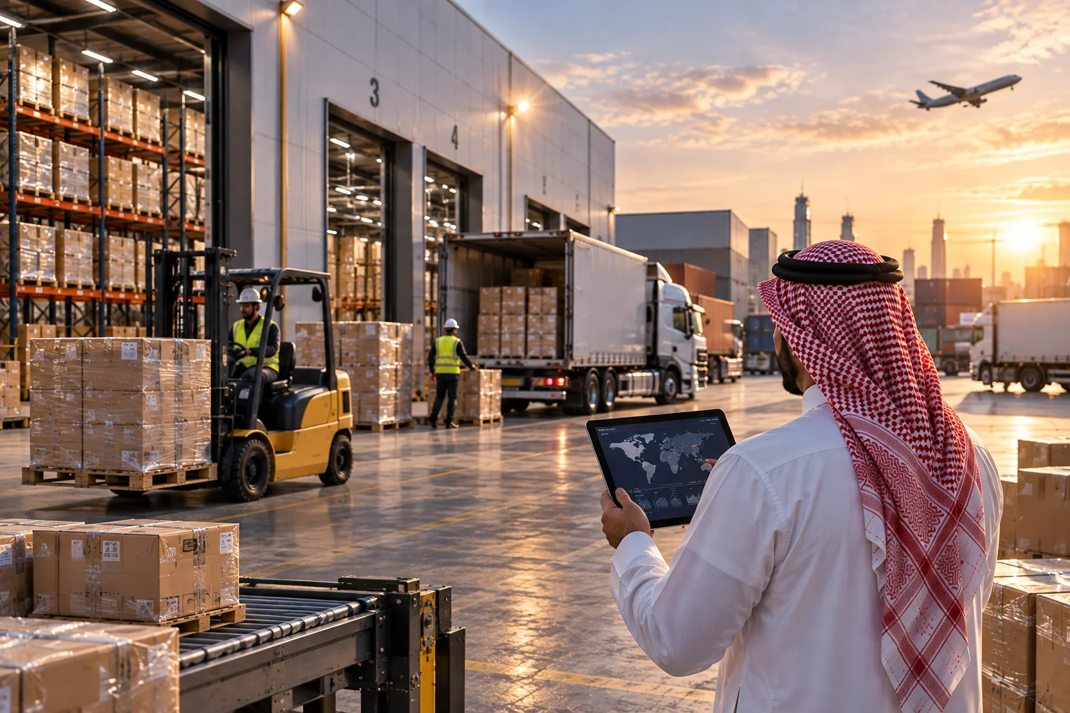 المستودعات وسلاسل الإمداد
